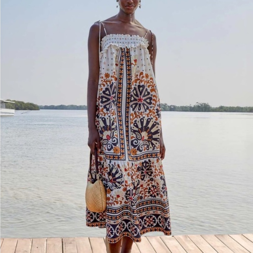 Bohemian Floral Maxi Dress
